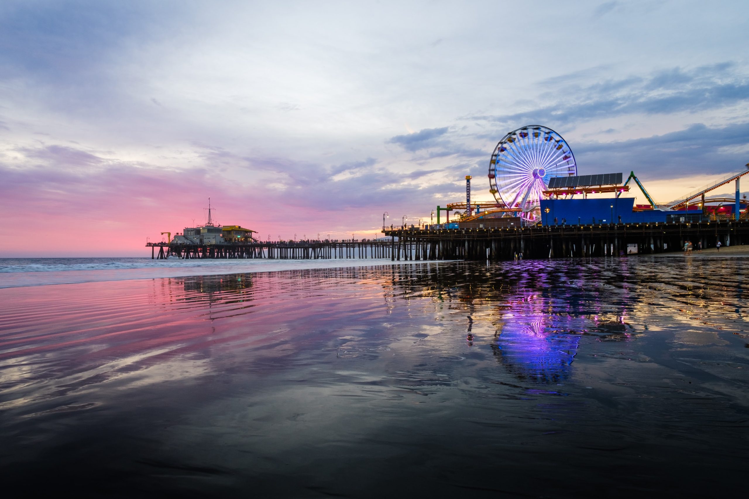 Santa Monica Pier shot with the Fujifilm 14mm.