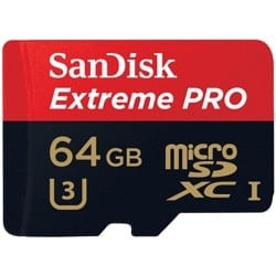 Sandisk Extreme Pro 64GB Micro SD Memory Card