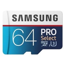 Samsung Pro Select U3 Micro SD Memory Card DJI Spark