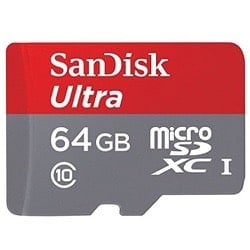 Sandisk Ultra 64GB Micro SD Memory Card