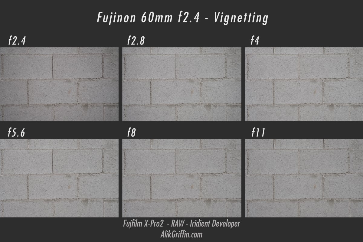 Fujifilm 60mm f2.4 Vignetting Samples