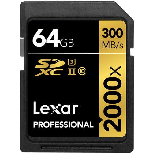 Lexar 2000x UHS-II V90 is the fastest memory card for the Canon R6 II