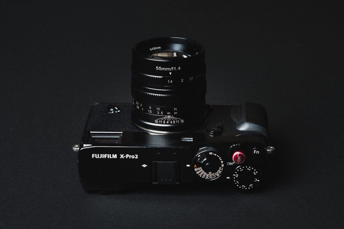7Artisans 55mm f1.4 on the Fujifilm X-Pro2