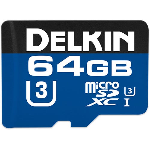 Delkin U3 Micro SD Memory Card
