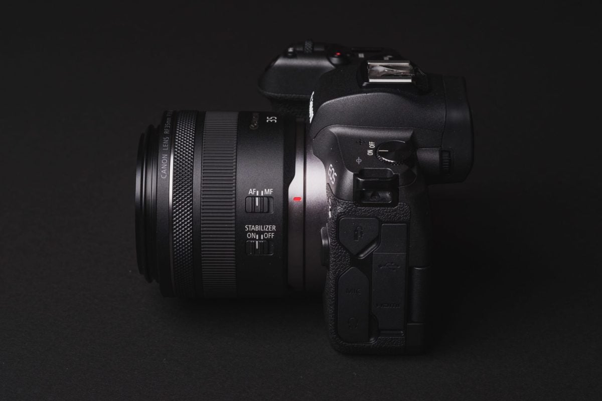 Canon RF 35mm f1.8 Macro Product Shot