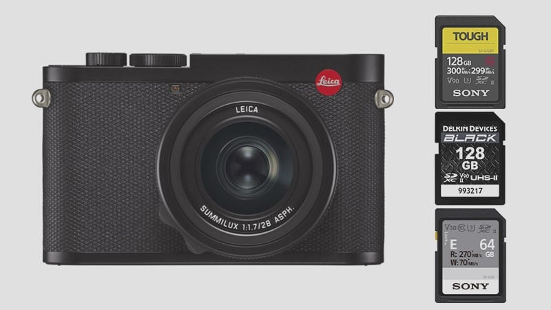 Leica Q2 Memory Cards