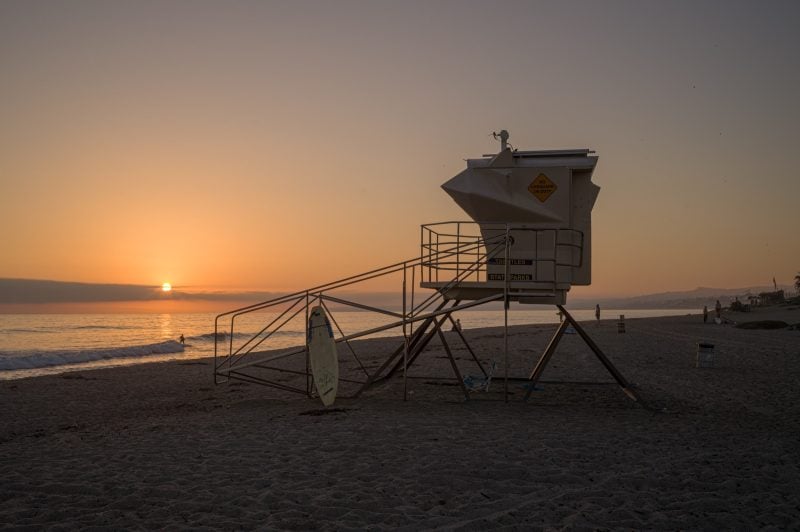Lifeguard Tower In San Clemente