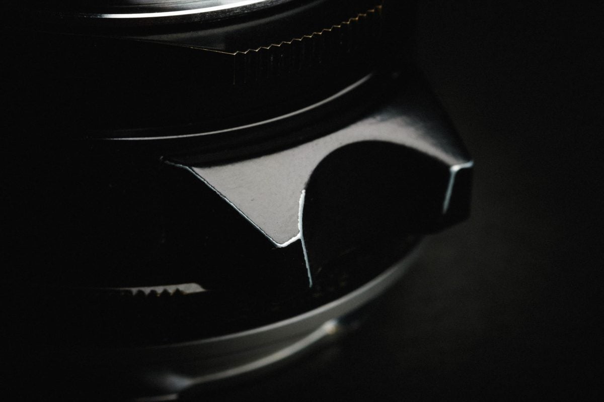 Black Paint Voigtlander 35mm f2 wearing