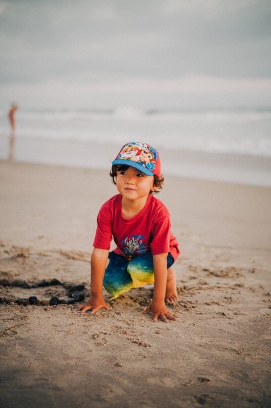 Little boy at the beach