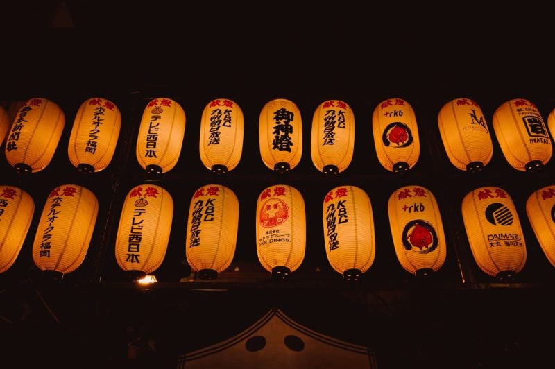 Japanese Lanterns.