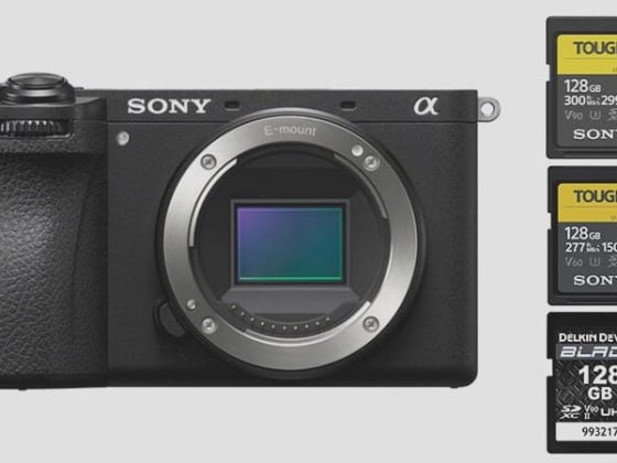 Sony A6700 Memory Cards