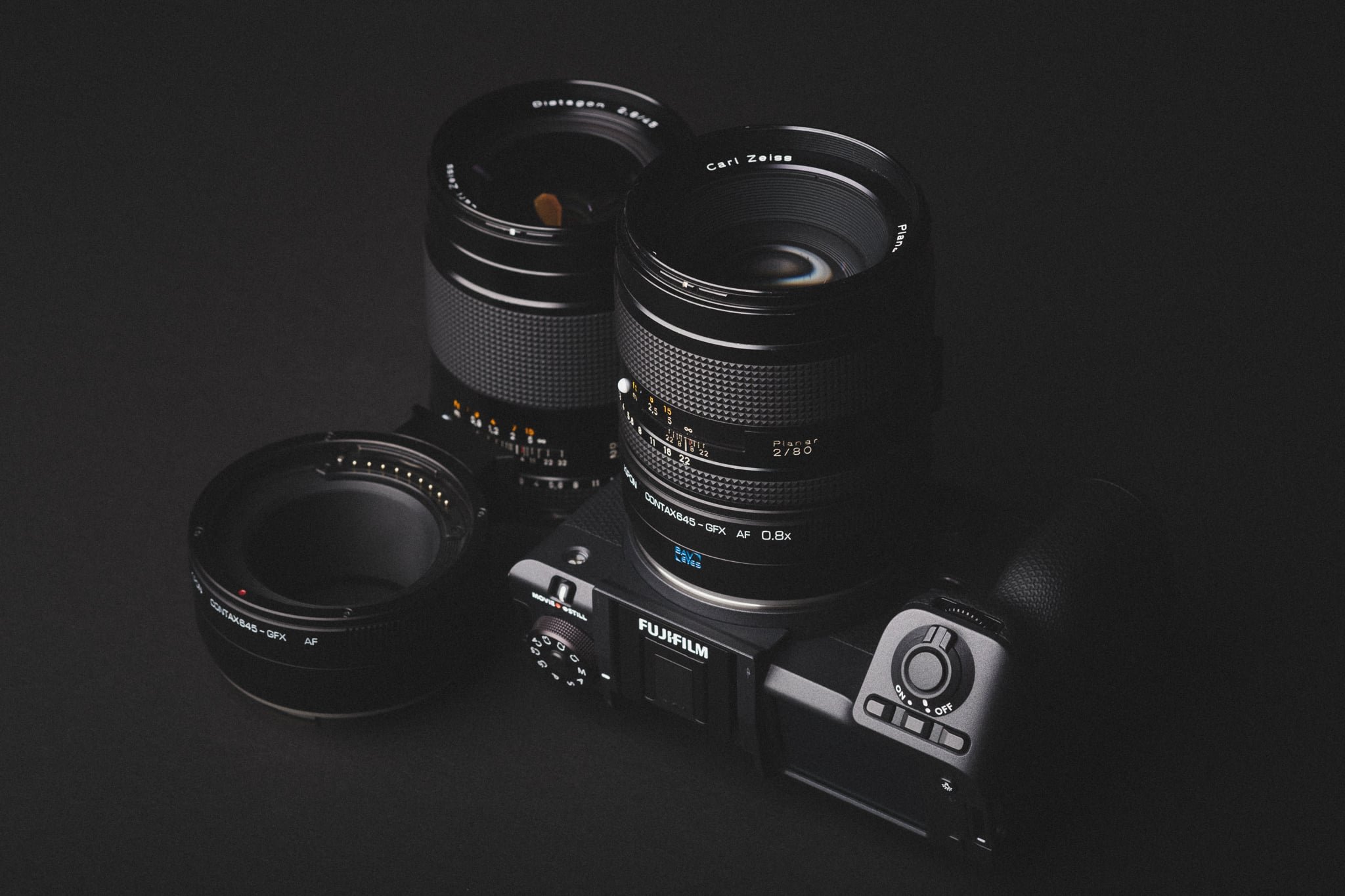 Kipon Contax 645 Adapters with the GFX100 II