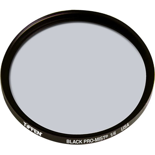 Product shot of the Tiffen Black Pro-Mist filter.