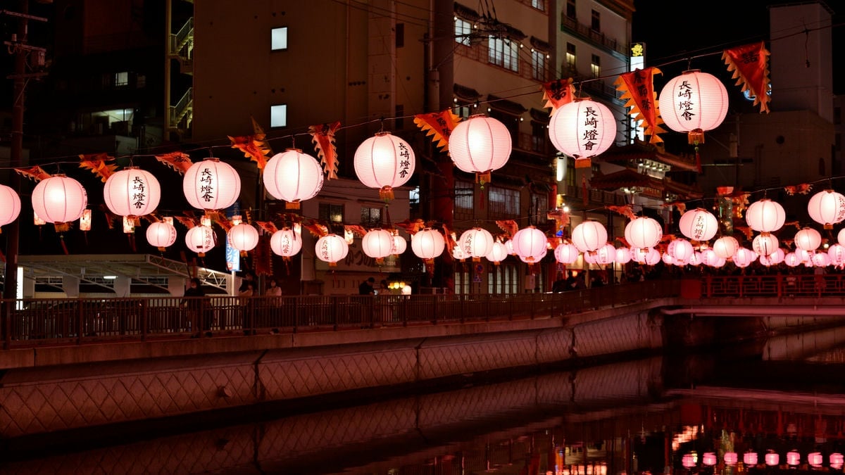 No Filter Sample At Night - Nagasaki Lanterns