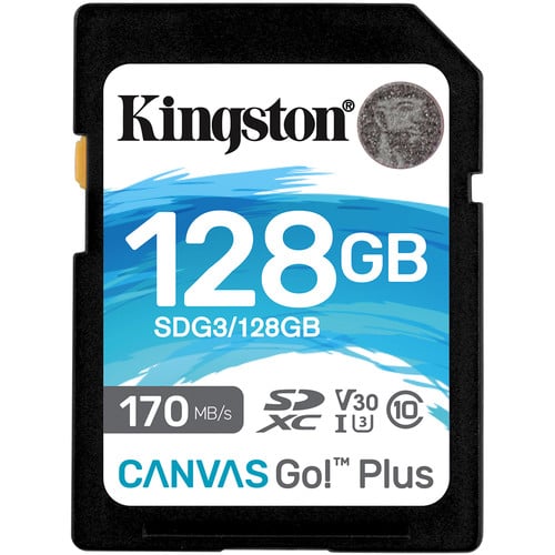 Kingston CanvasGo! Plus UHS-I 128GB SD Card