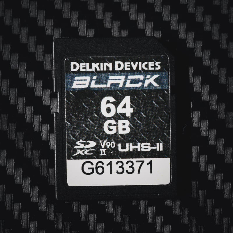 Delkin Black V90 UHS-II Memory Card