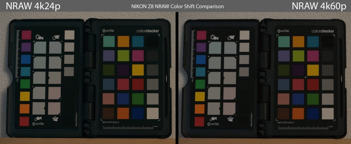 NRAW Color Shift Sample Shot on the Nikon Z8