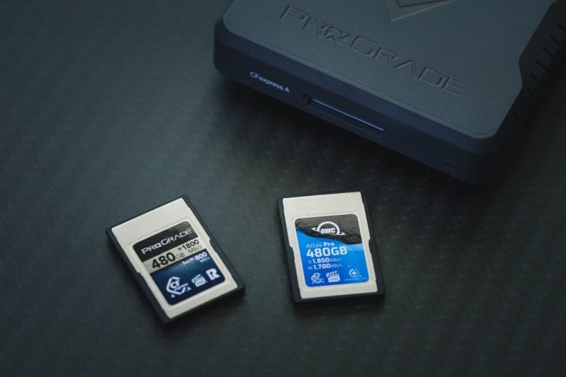 CFExpress Type-A CF4.0 Memory Cards And Reader